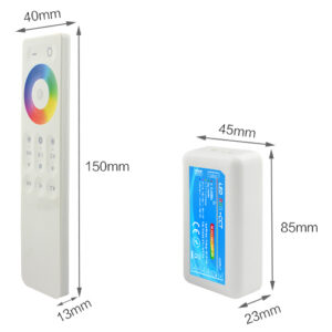 RGB CCT Controller Dimmer 12-24V LED with 2.4G Remoter 5 Channels FEL-DM2 E