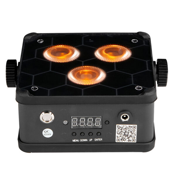 Battery Powered Event Lighting Portable Square 54W RBNWAUV DMX512 Wireless