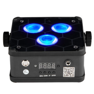 Battery Powered Event Lighting Portable Square 54W RBNWAUV DMX512 Wireless