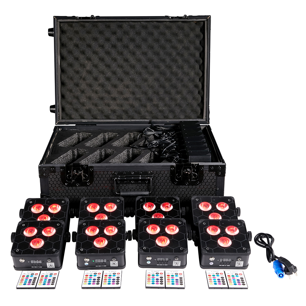 FEL-X5 Battery Powered Event Lighting Portable Square 54W RBNWAUV DMX512 Wireless Battery Powered Event Lighting Portable Square 54W RBNWAUV DMX512 Wireless