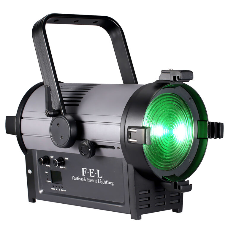 200W Fresnel Spotlight Studio LED RGBW Light