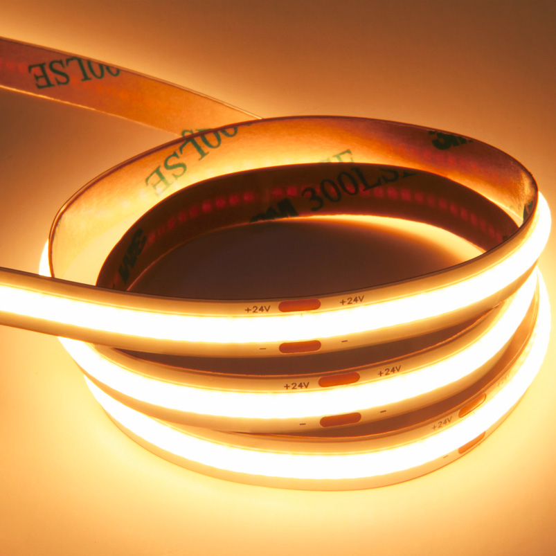 FEL-COB5 24V COB LED Strip Light 10M Tape Dotless Dimmable 24V COB LED Strip Light 10M Tape Dotless Dimmable