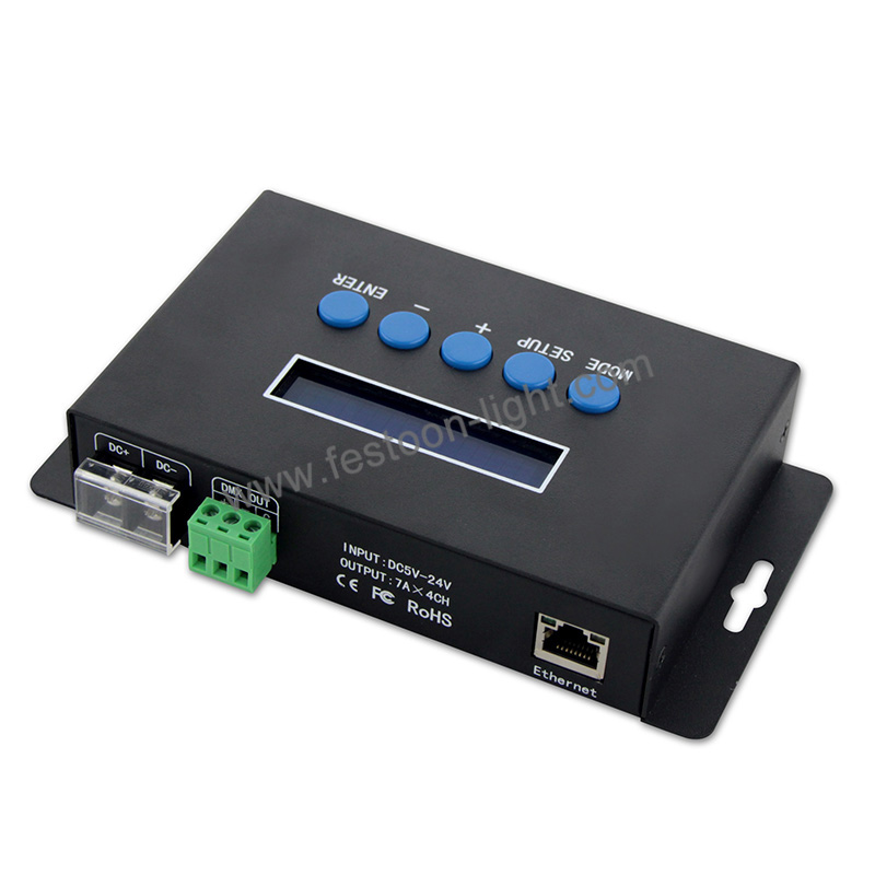 FEL-CA1 ArtNet Ethernet to SPI Controller DMX 512 Converter ArtNet Ethernet to SPI Controller DMX 512 Converter