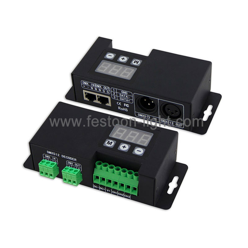 FEL-CD23 DMX512 Decoder CC Constant Current 3 Channel DMX512 Decoder CC Constant Current 3 Channel