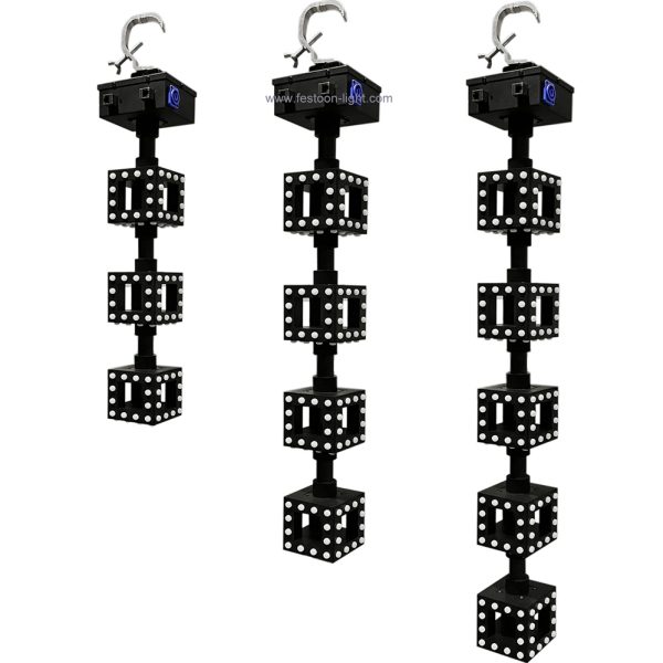 RGB Pixel Lights Digital Cube Stack LED