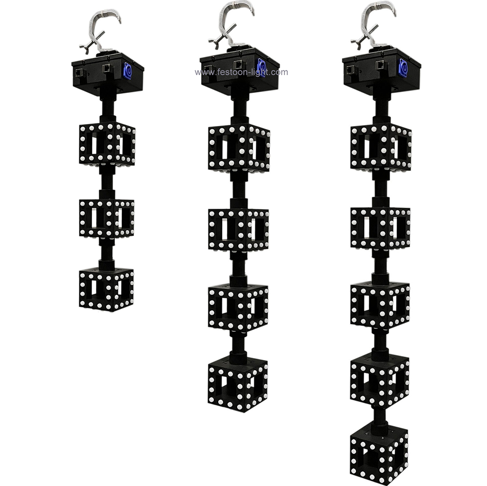 RGB Pixel Lights Digital Cube Stack LED