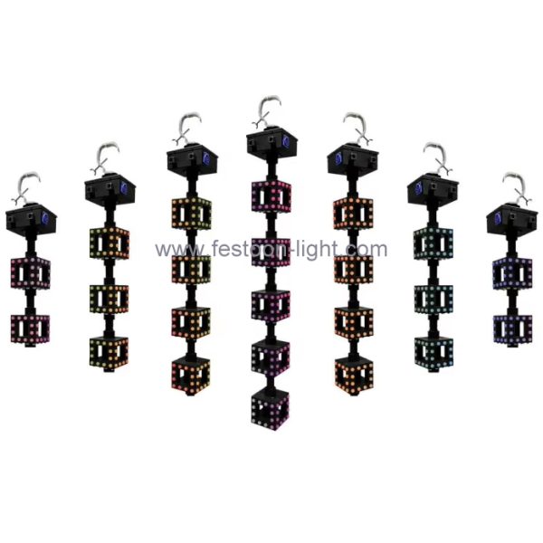 RGB Pixel Lights Digital Cube Stack LED