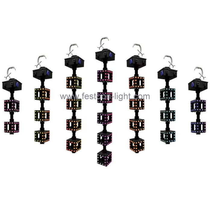 RGB Pixel Lights Digital Cube Stack LED