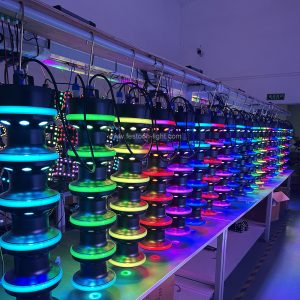 RGB Pixel LED Light Digital Cylinder Stack Lighting Matrix